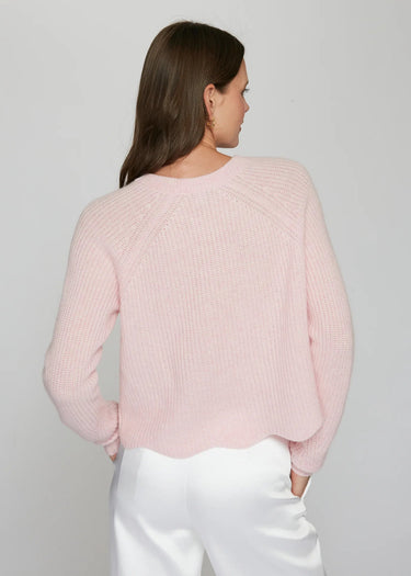 Scalloped Shaker Sweater