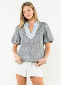 Scallop Trim Top