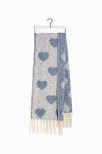 Load image into Gallery viewer, Knitted Heart Tassel Scarf
