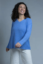 Load image into Gallery viewer, V-Neck Scramble Stitch Sweater
