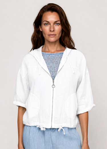 71257 ZIP FRONT JACKET W/HOOD