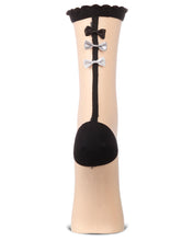 Load image into Gallery viewer, Triple Bow Sheer Sock
