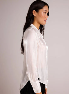 Shimmer Button Down Top