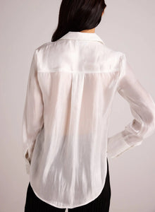 Shimmer Button Down Top