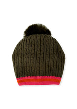 Load image into Gallery viewer, Beanie + Faux Pom Pom
