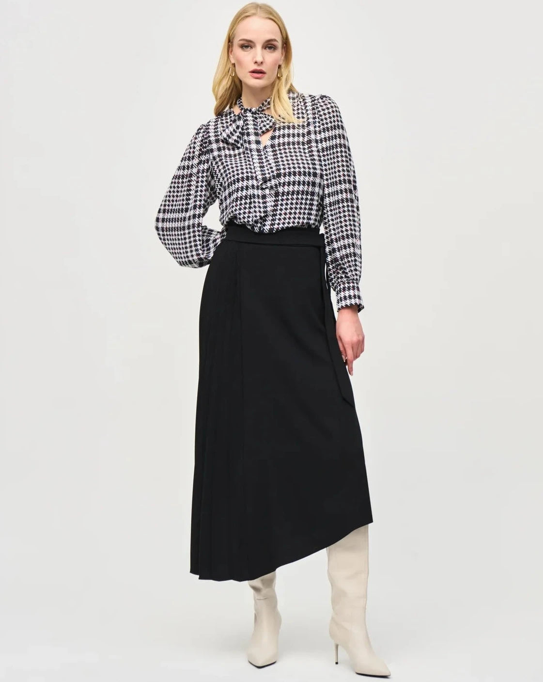 Side Pleated Skirt