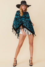Load image into Gallery viewer, Silk Burnout Poncho
