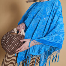 Load image into Gallery viewer, Silk Burnout Poncho
