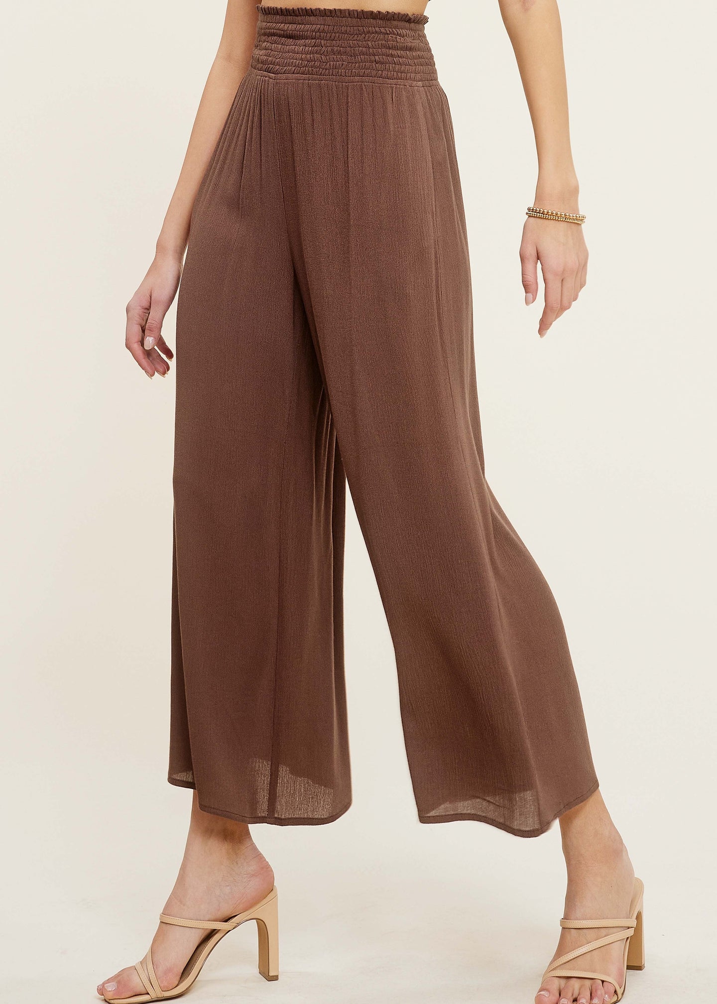 Smocked Waist Pant