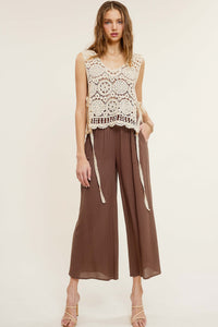 Smocked Waist Pant