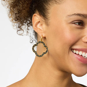 Soho Statement Hoop + Charm Earring