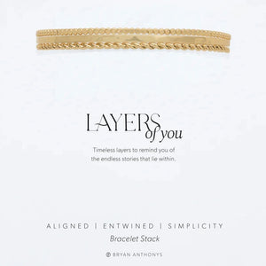 Layers Of You Stack Bracelet