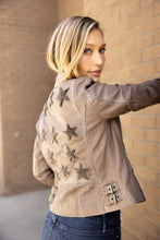 Load image into Gallery viewer, Leather Jacket With Stars
