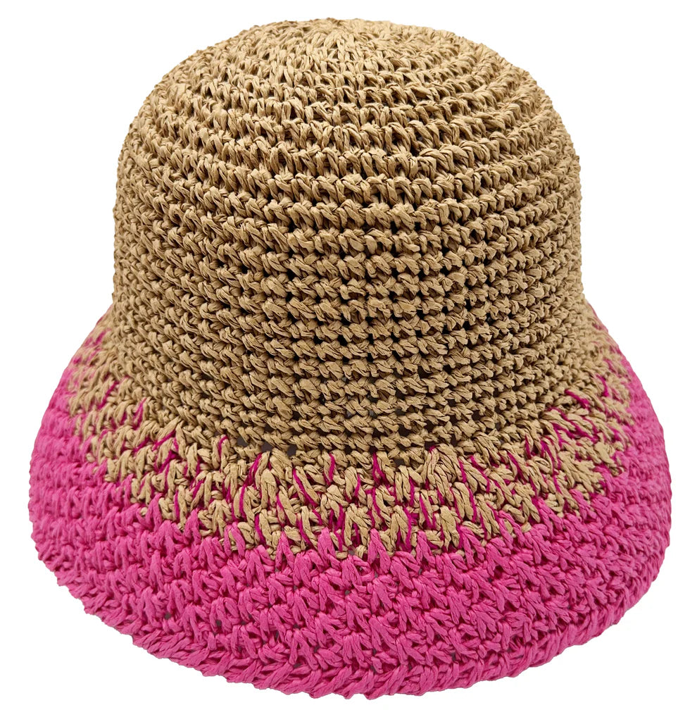 Straw Bucket Hat