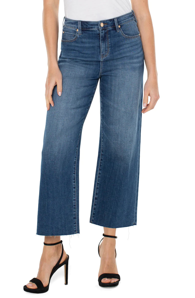 Stride Crop Wide Hem Jean