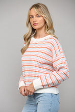 Load image into Gallery viewer, Stripe Crew Neck Sweater
