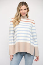 Load image into Gallery viewer, Stripe Mock Bell Slv Tunic
