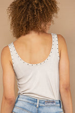 Load image into Gallery viewer, Ribbed Studded Tank
