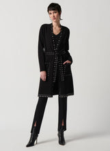 Load image into Gallery viewer, Belted Studded Long Cardigan
