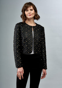 Quilted Studded Jacket