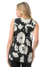 Load image into Gallery viewer, Surplice Flower Print Top
