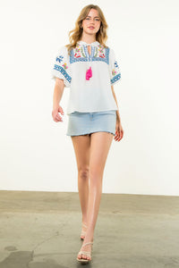 Tassel Tie Top