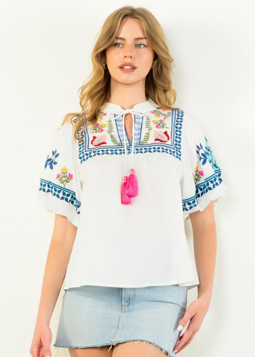 Tassel Tie Top