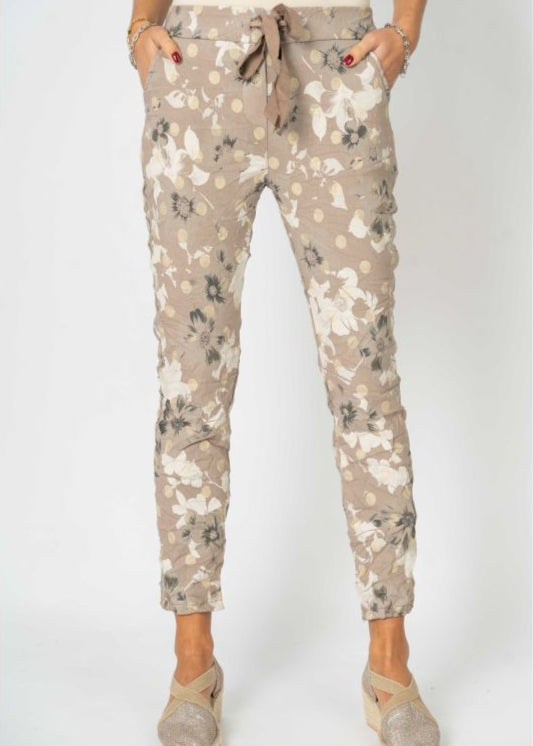 Flower Print Jogger