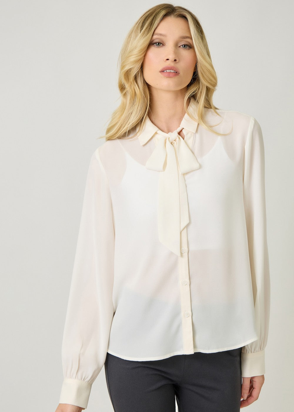 Tie Neck Shirt