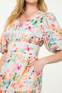 Tiered Floral Dress