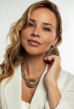Load image into Gallery viewer, Large Knot Tritone Necklace
