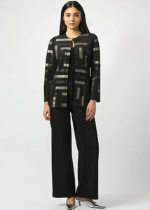 Metallic Trim Jacket
