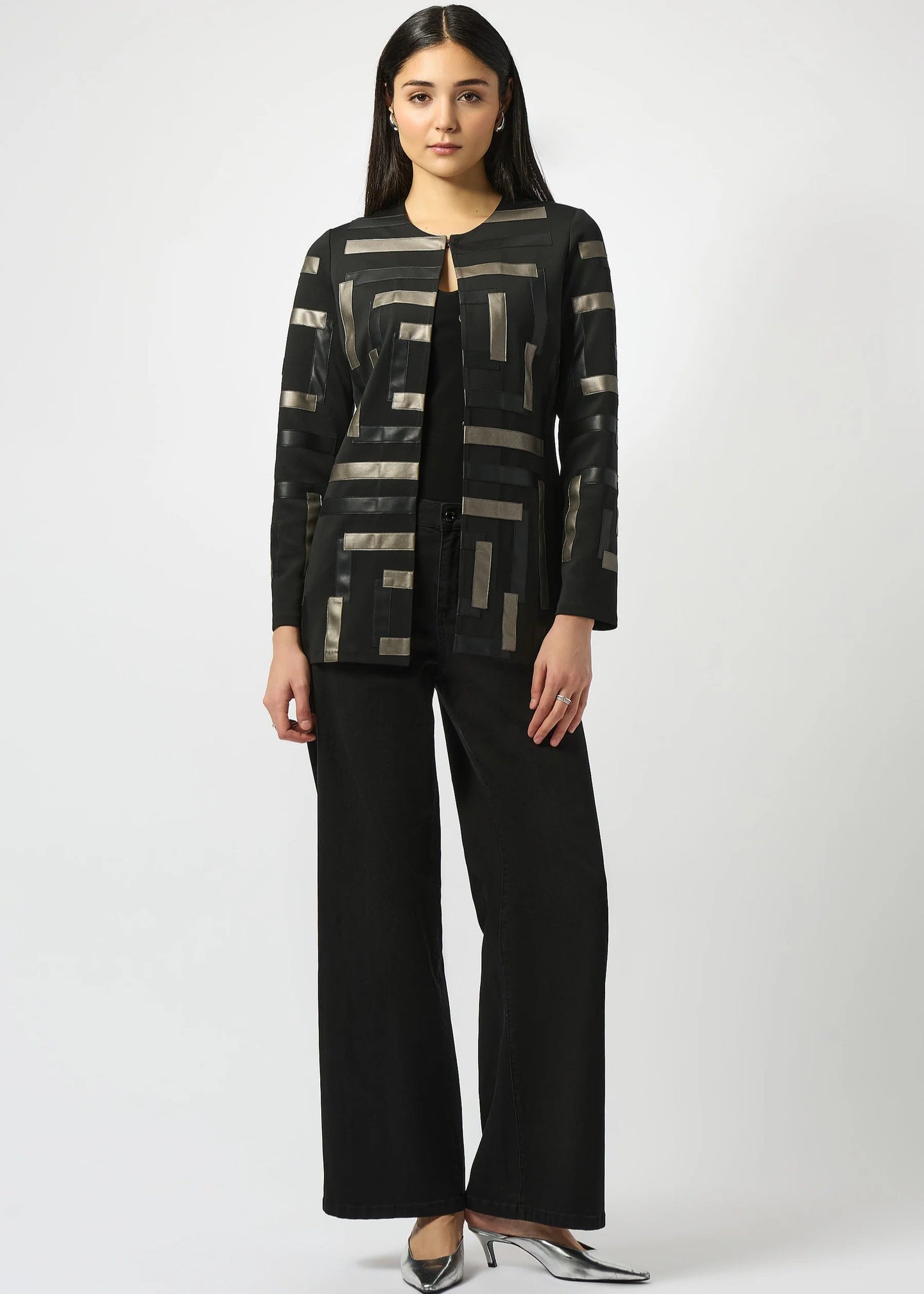 Metallic Trim Jacket