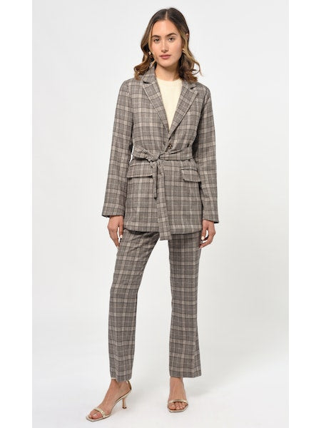 Indala Check Trouser