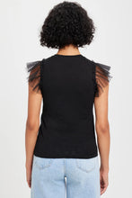 Load image into Gallery viewer, Tulle Ruffle Tee
