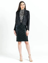Load image into Gallery viewer, Vegan Crop Blazer
