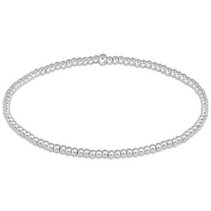 2mm Classic Beaded Bracelet
