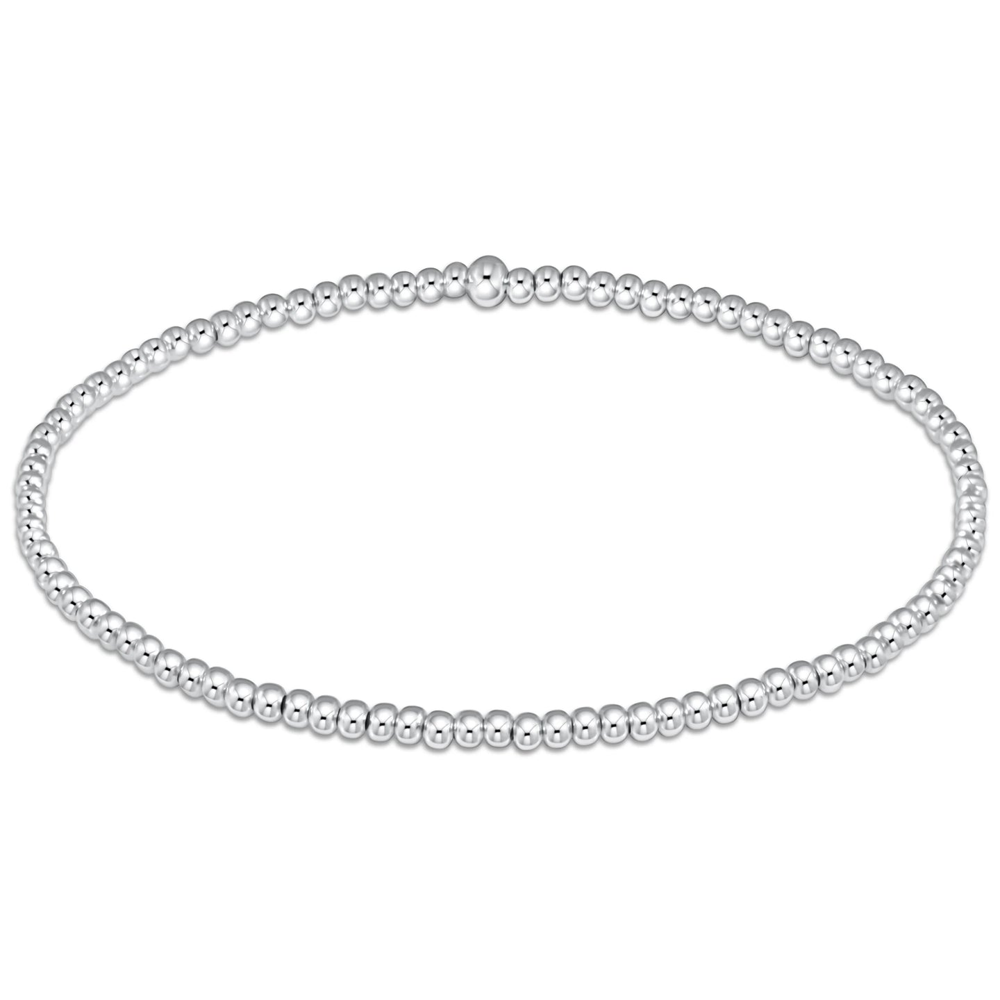2mm Classic Beaded Bracelet