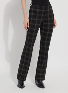 Plaid Baby Bootcut Pant