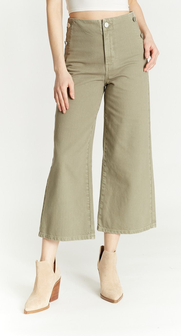 Oat NY Wide Leg Cropped Sailor Jeans