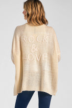 Load image into Gallery viewer, Rock And Love Cardigan Sweater
