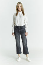 Load image into Gallery viewer, Mid-Rise Crop Flare Jean
