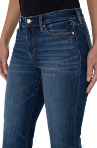 Hannah Cropped Flare + Raw Hem