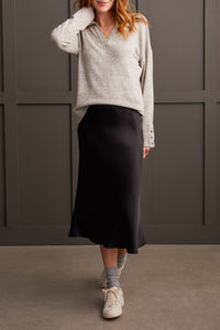 Pull On Midi Skirt