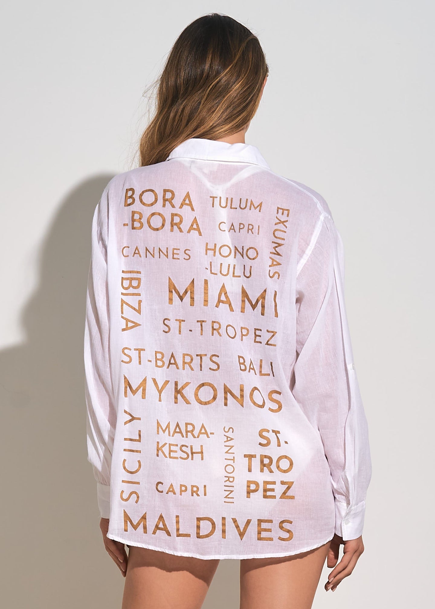 Print Back Shirt