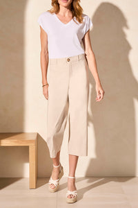 Twill Capri Pant