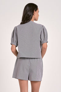 Seersucker Top