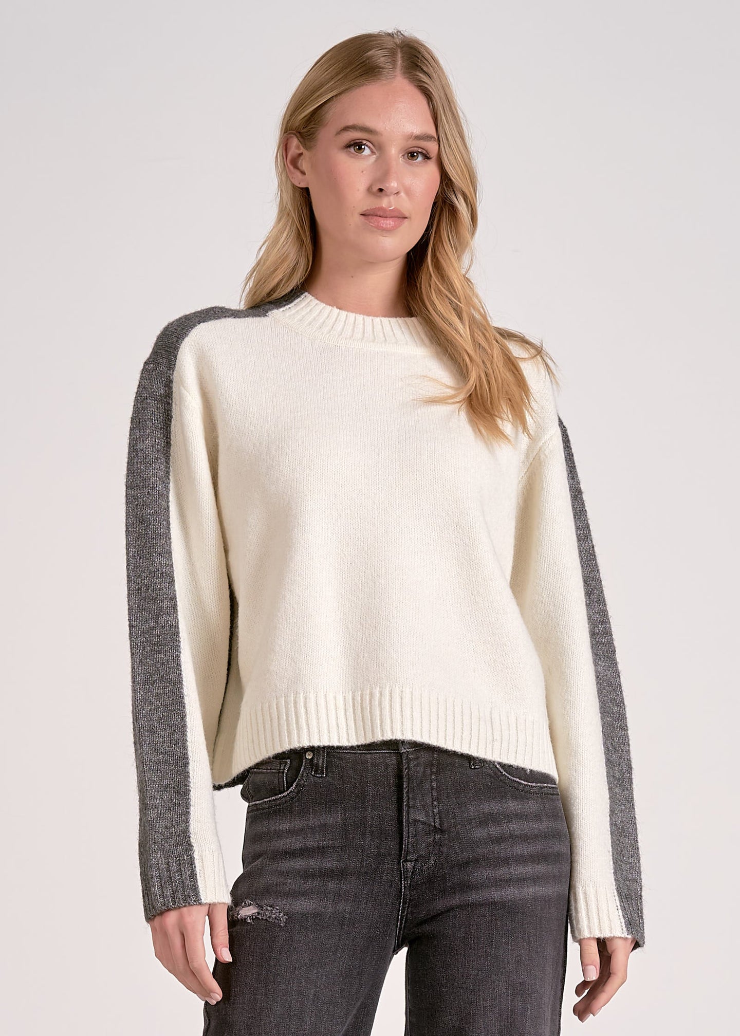 Sleeve Stripe Sweater
