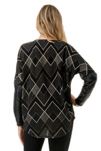 Load image into Gallery viewer, Print Vegan Sleeve Zipper Top
