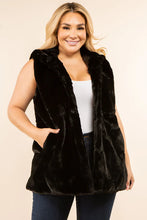 Load image into Gallery viewer, Faux Fur Hooded Vest
